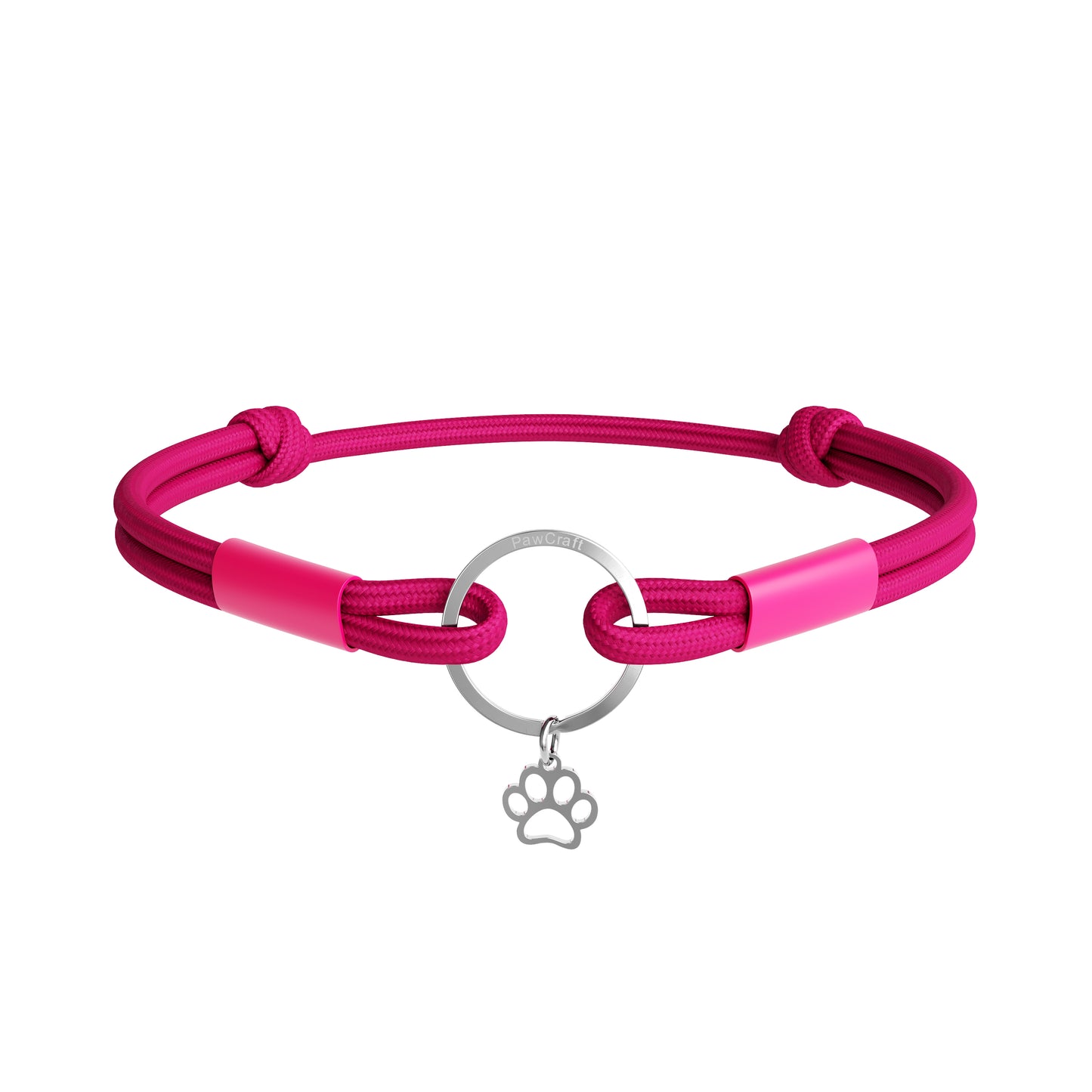 TagHug Classic Paracord Pet ID Collar for Dogs and Cats